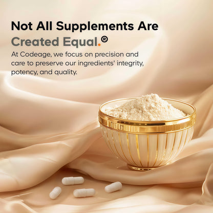 Codeage Multivitamin NAD Supplement - NAD+ Energy & Healthy Aging Support - Vitamin D3 K2, P5P, Methylated B12, Alpha Lipoic Acid, Folate, Riboflavin, Biotin, B Complex Pills - Non-GMO - 30 Capsules